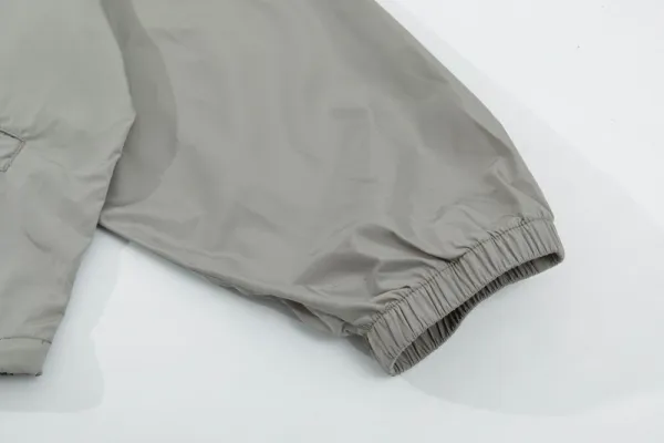 Fear of God Essentials Half-Zip Windbreaker Gray Outerwear - 24