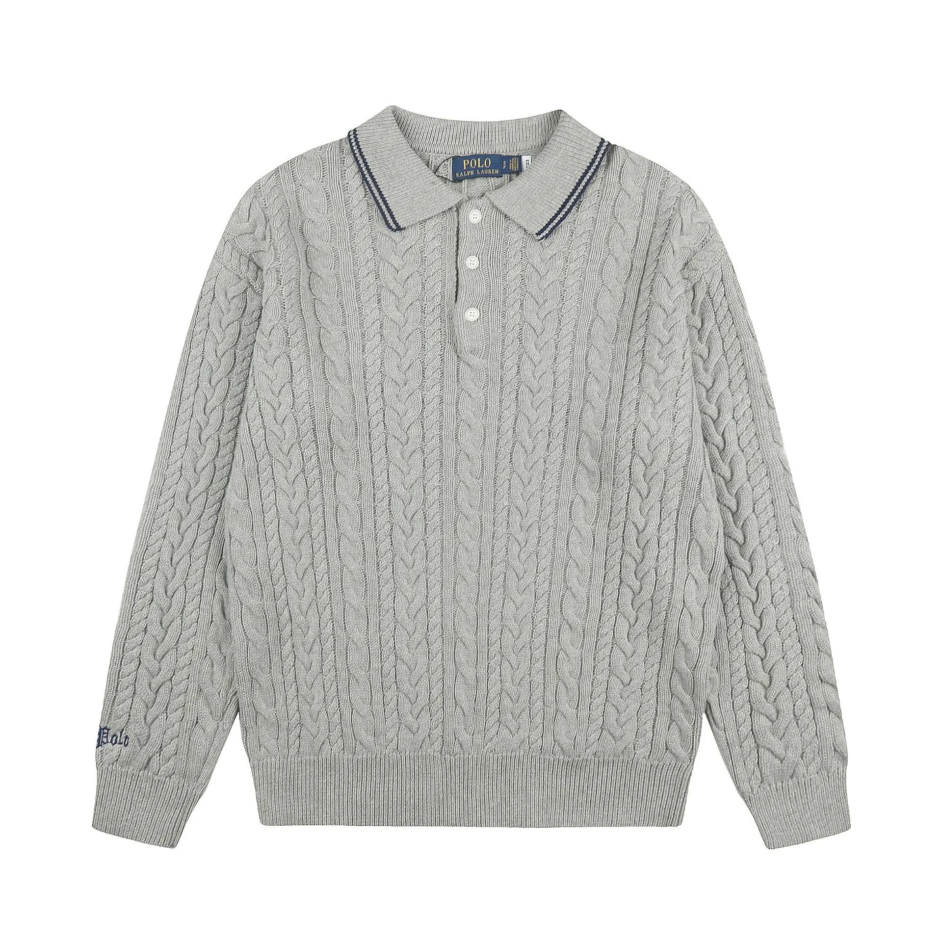 Classic Old Money Polo Knit Sweater photo 3
