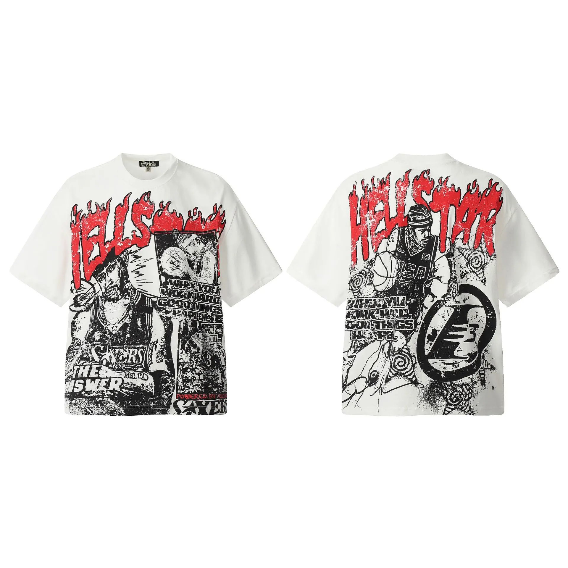 Trendy Allover Print T-Shirt photo 2
