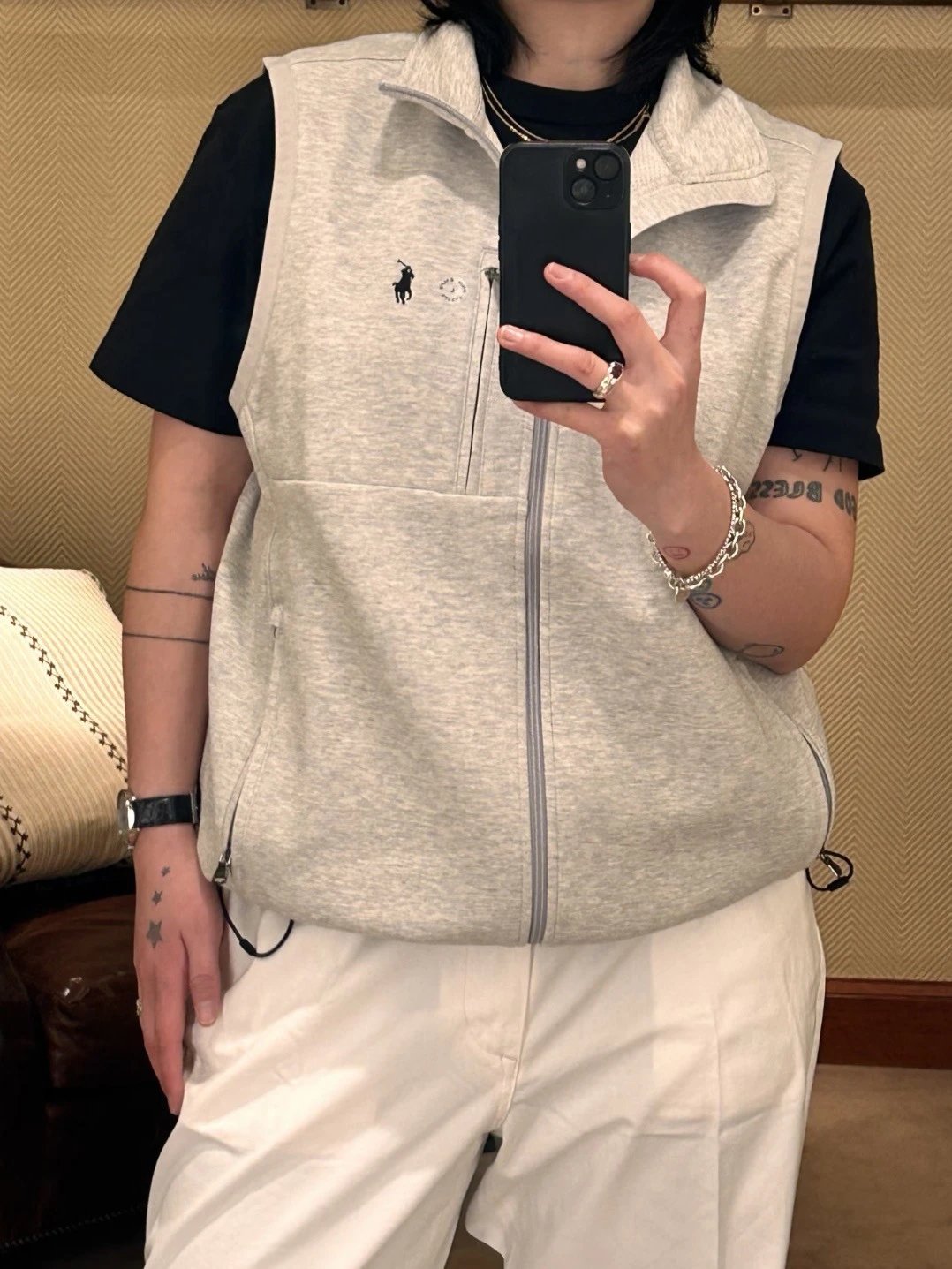 Embroidered Polo Vest photo 7