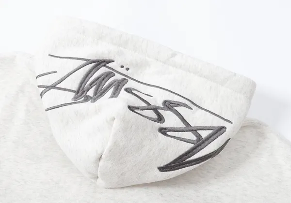 Stüssy Classic Script Hoodie Black - 11