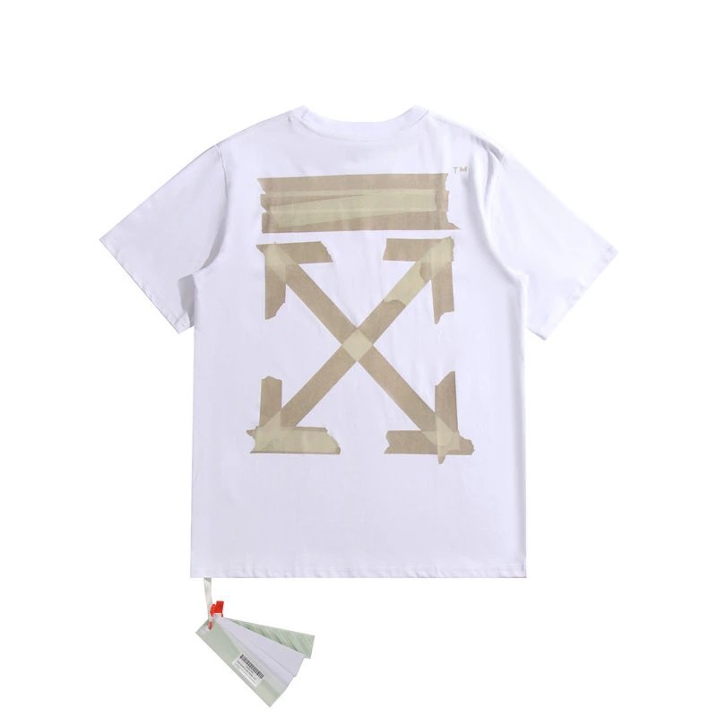 Gold Foil Arrow Print Cotton T-Shirt photo 3