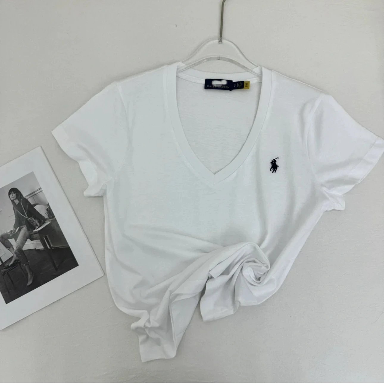 Ralph Lauren V-Neck Cotton T-Shirt photo 2