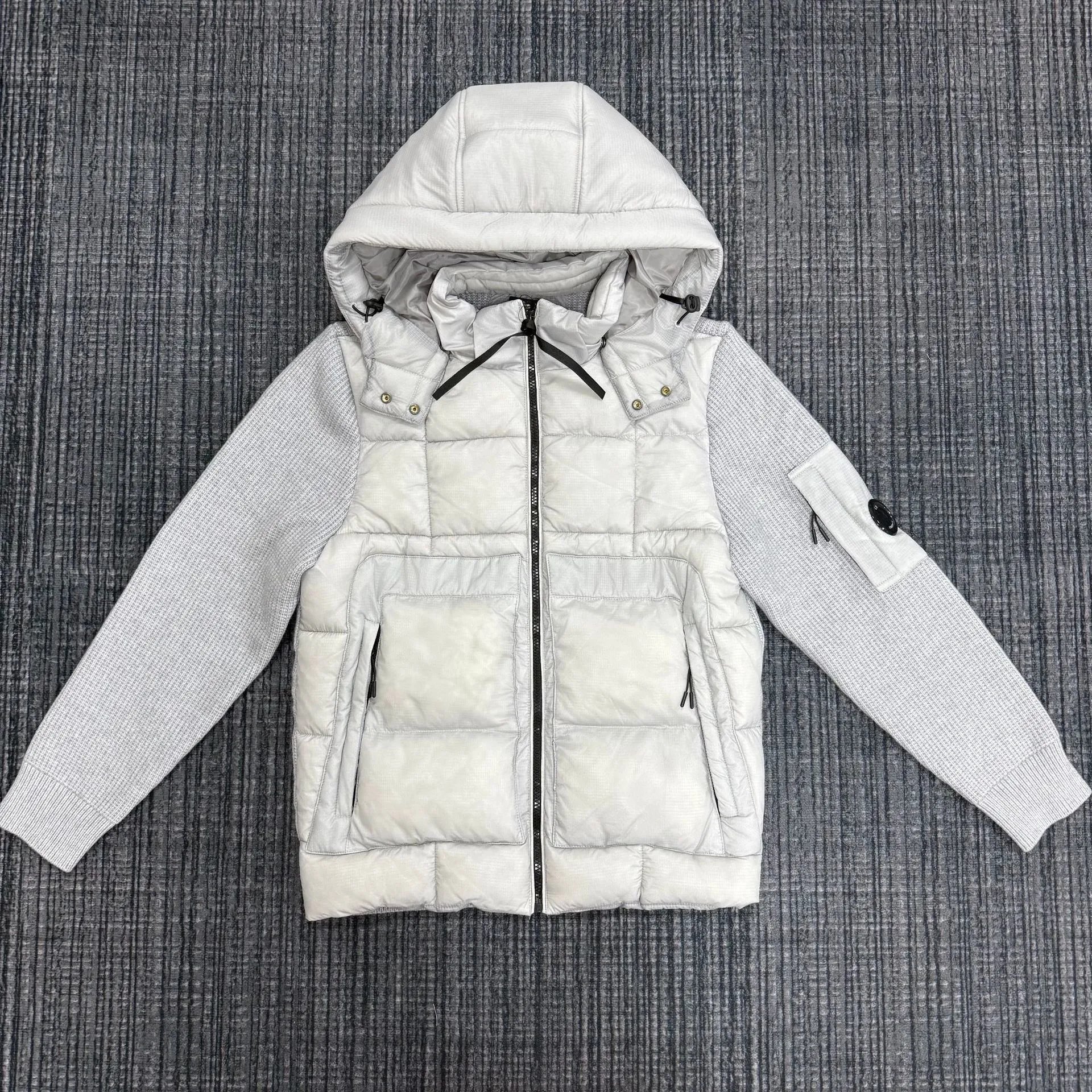 Black Transparent Lens Pocket Nylon Jacket photo 2