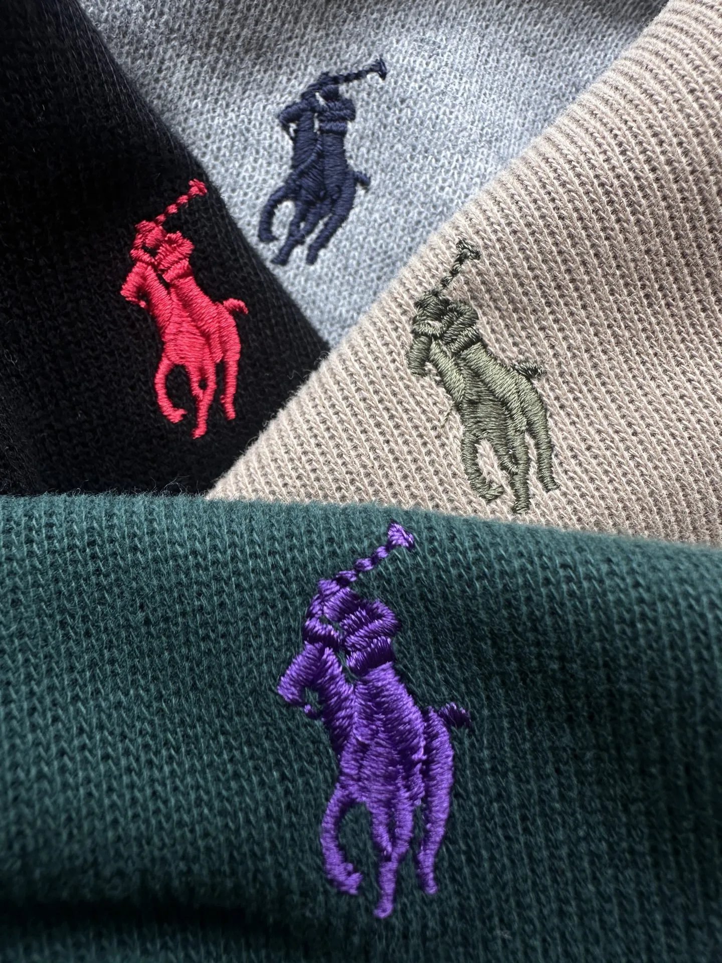 Ralph Lauren Embroidered Half-Zip Knit Hoodie photo 7