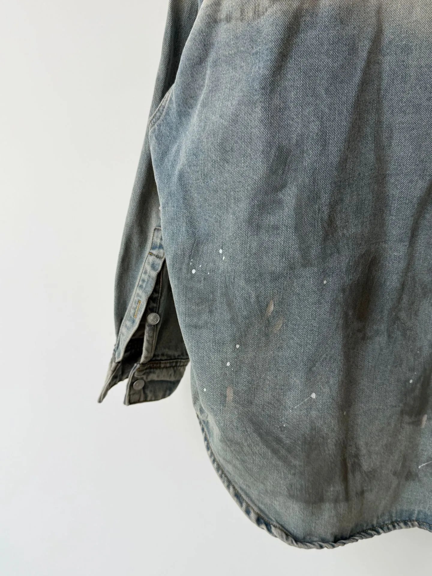 Splatter Denim Shirt photo 8