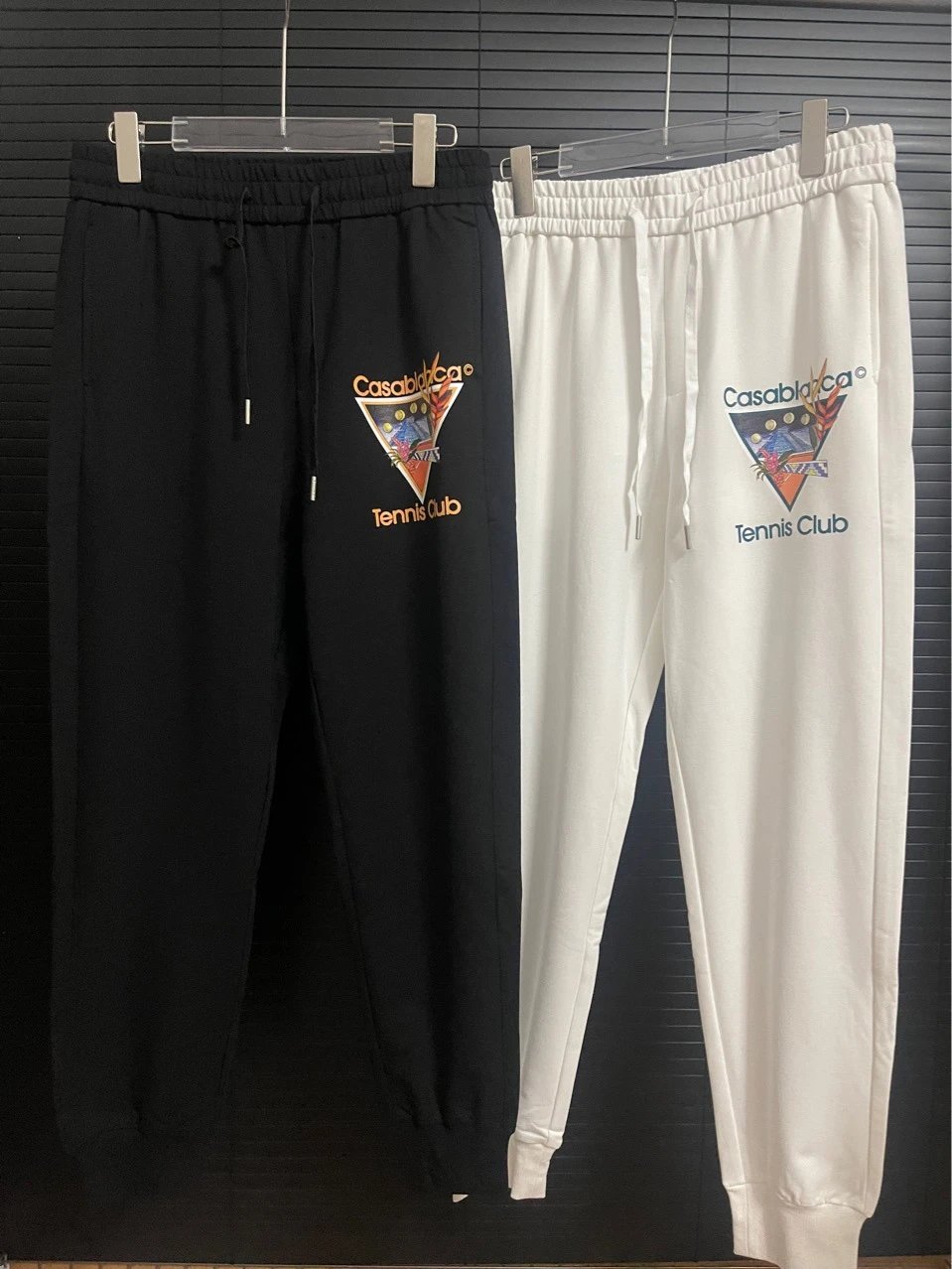 Casual Jogger Pants with Tennis Club Print photo 2
