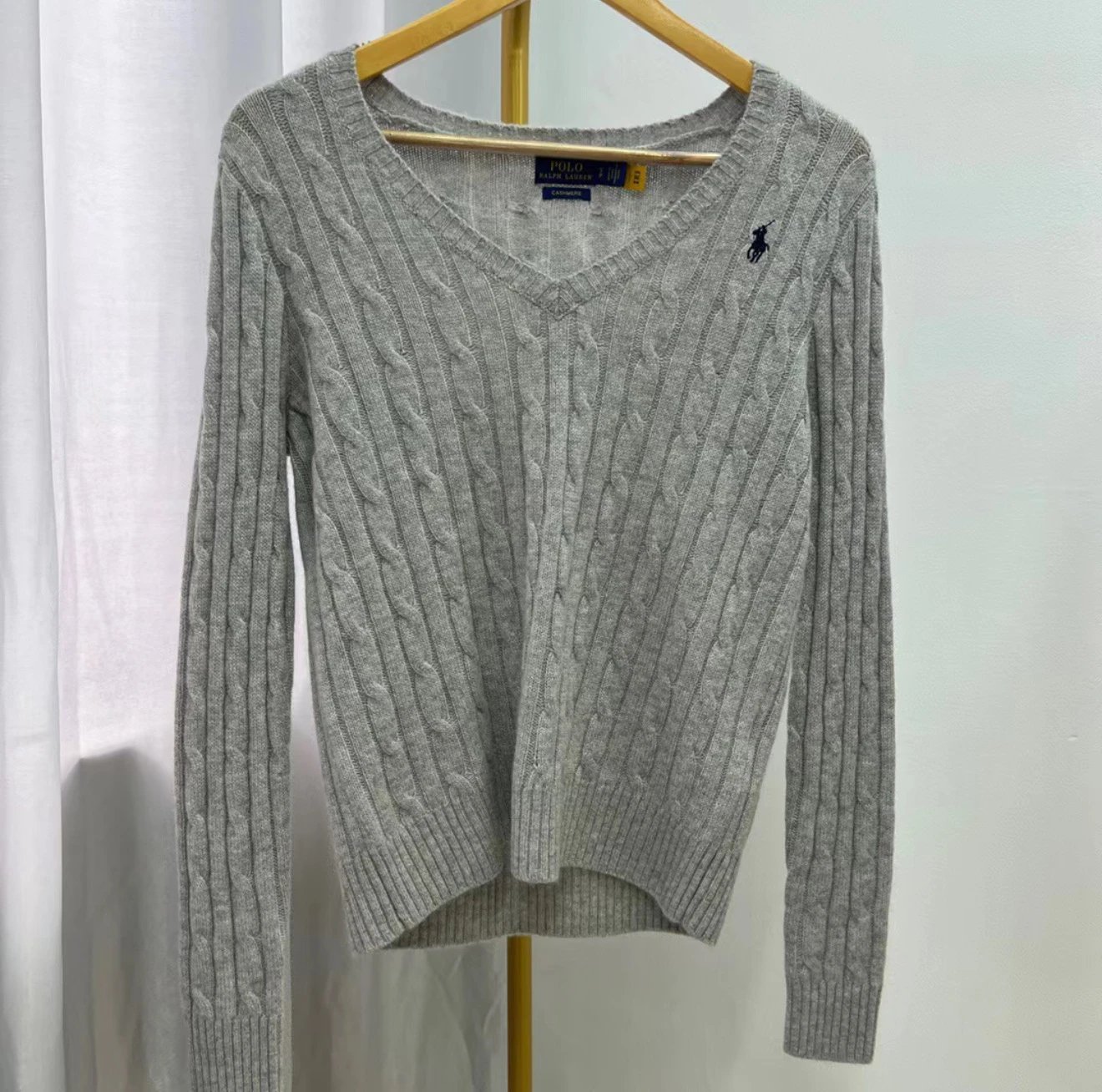 Ralph Lauren Cashmere V-Neck Sweater photo 7