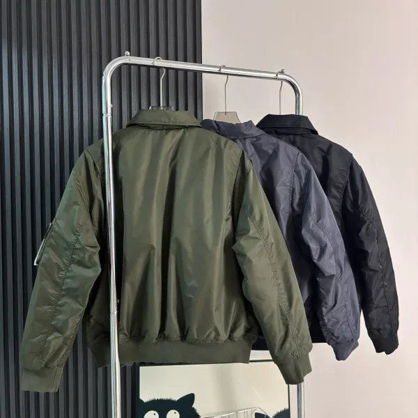 Design Military-Style Field Jacket Army Green Outerwear - 5