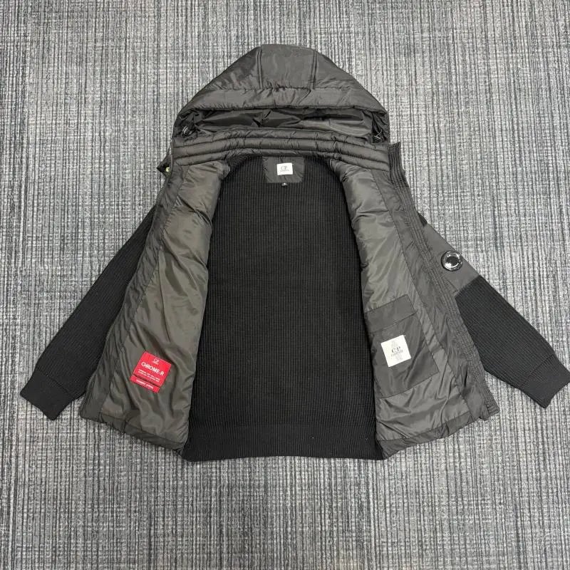 Black Transparent Lens Pocket Nylon Jacket photo 8