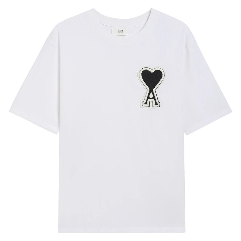 Embroidered Peach Heart T-Shirt photo 8