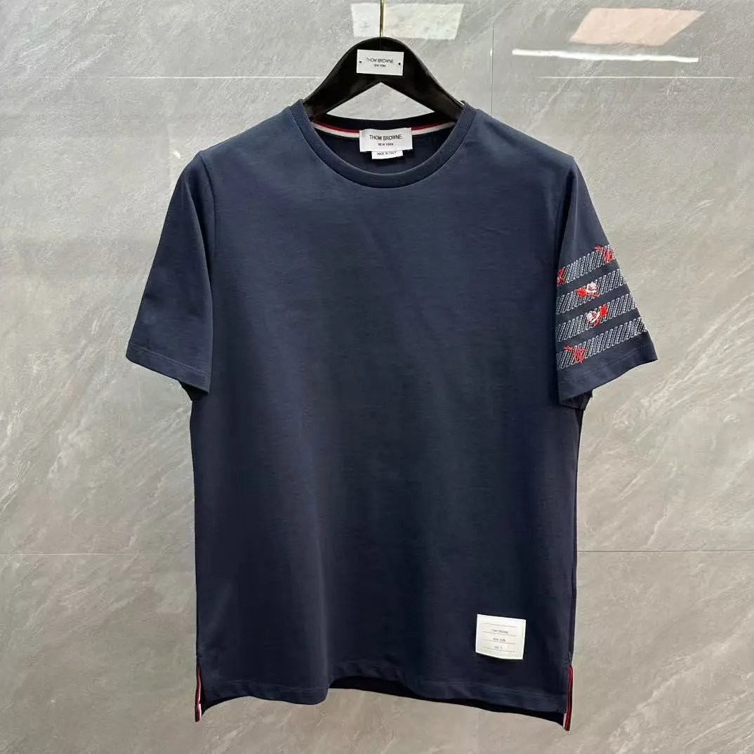 Rose Embroidered Stripes T-Shirt photo 4