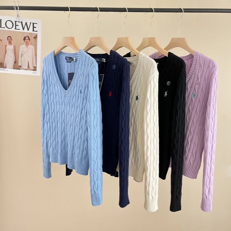 Ralph Lauren Women's V-Neck Knit Sweater photo 3