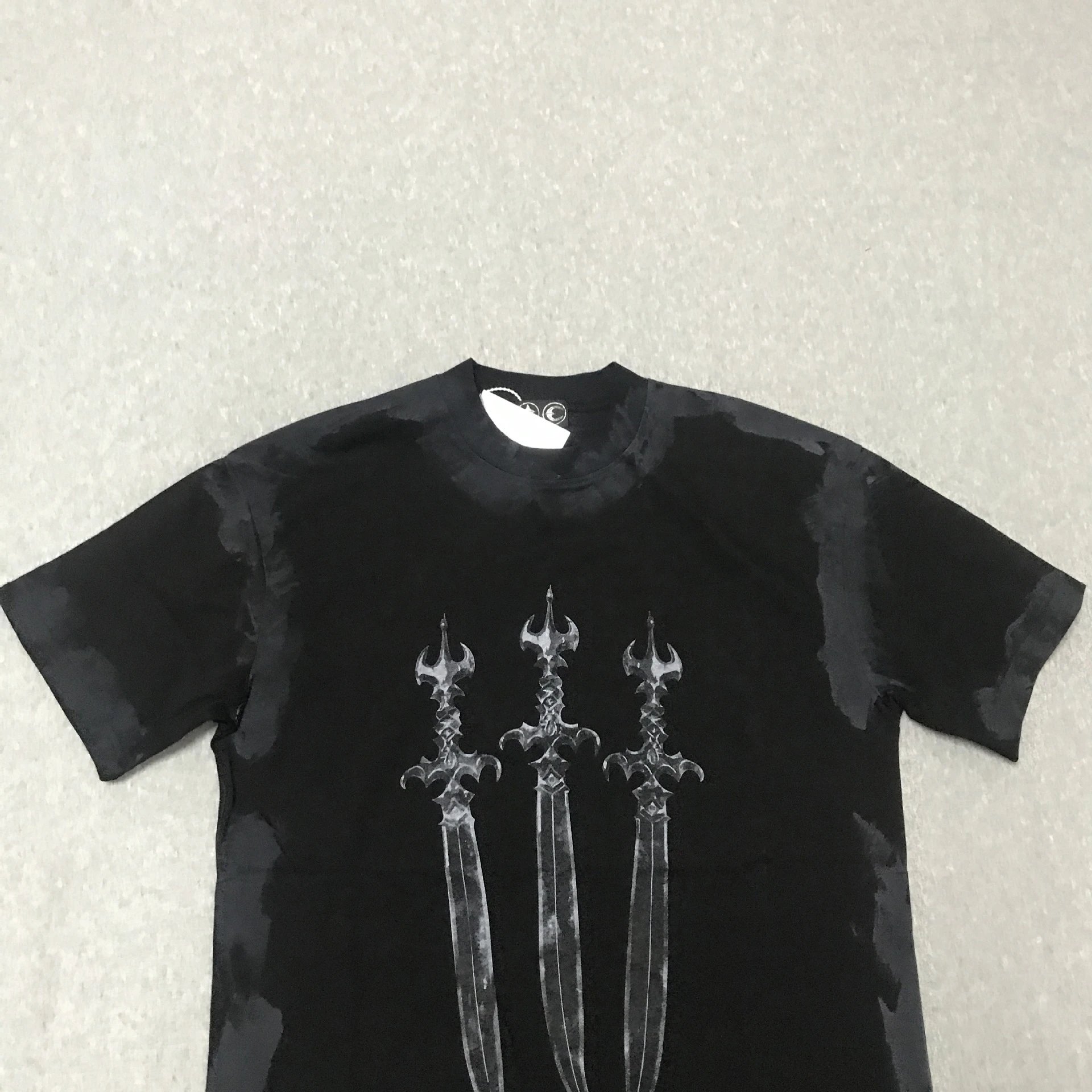Vintage star moon print t-shirt photo 7