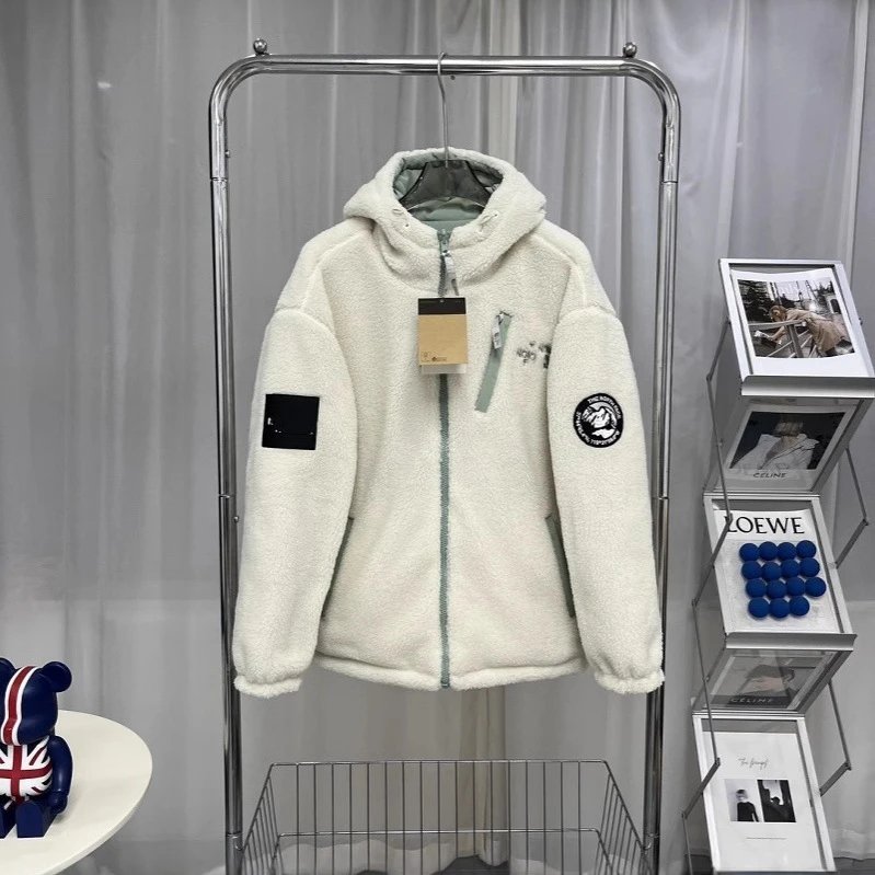 Double-Sided Sherpa Couple Jacket photo 6
