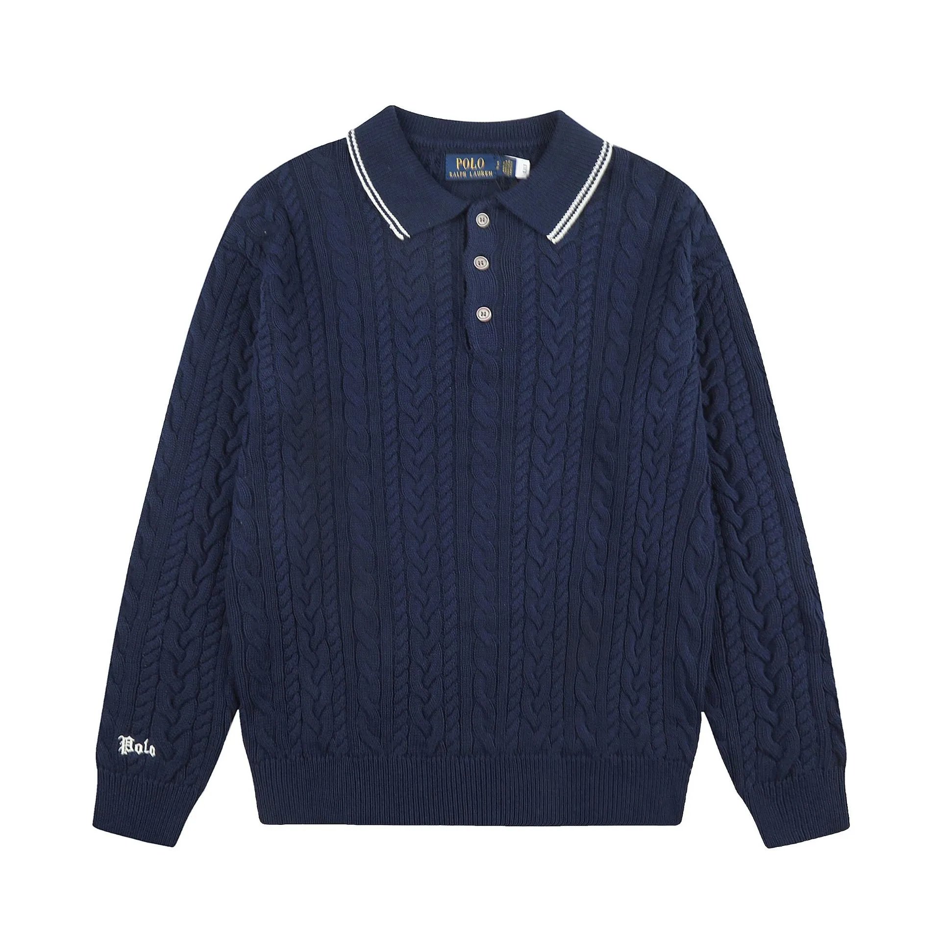 Classic Old Money Polo Knit Sweater photo 2