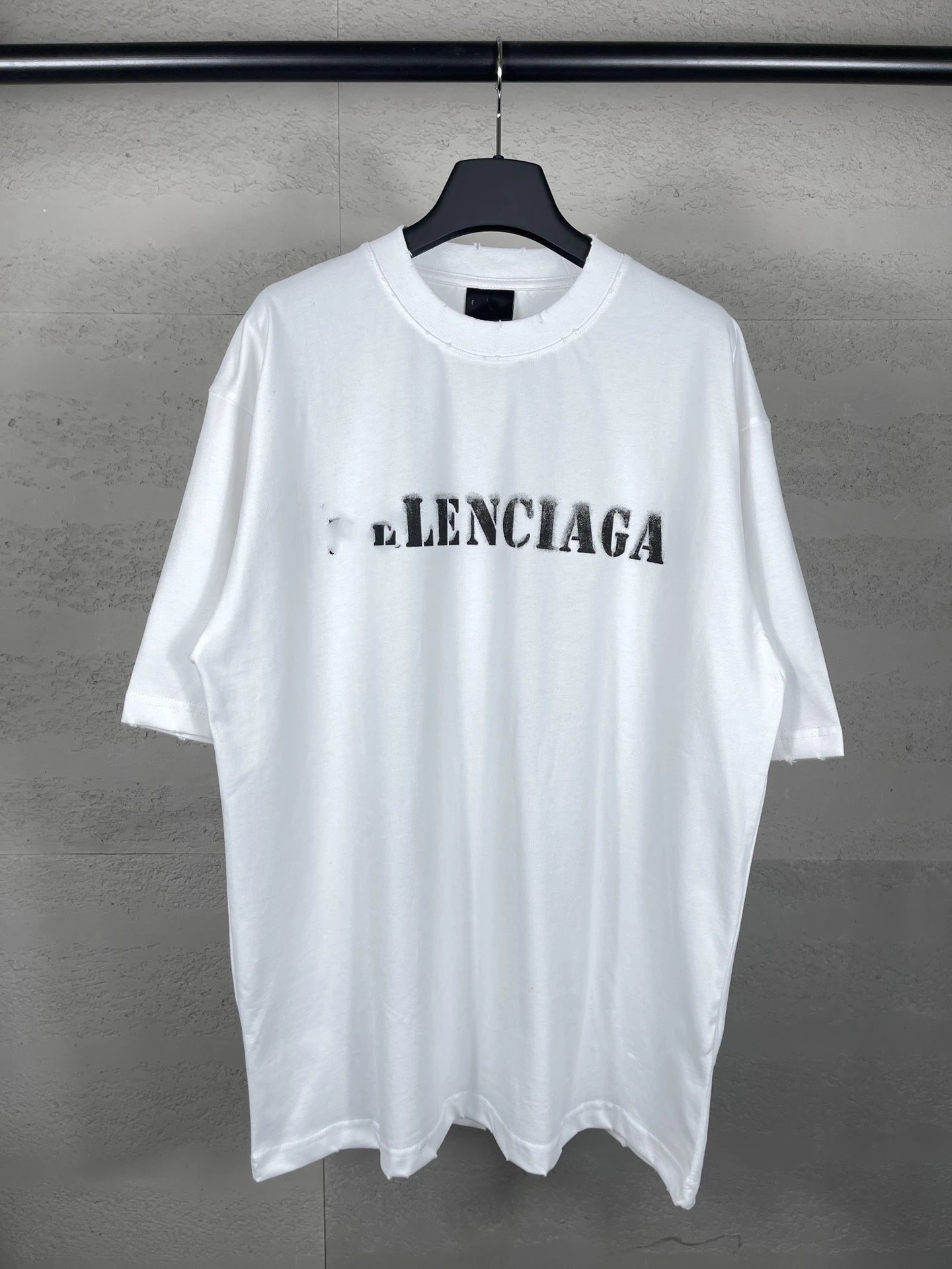 Balenciaga logo print oversized t-shirt photo 3