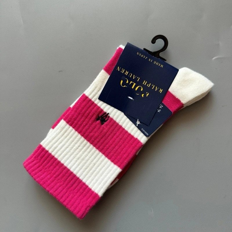Embroidered Mid-Calf Polka Dot Cotton Socks photo 8