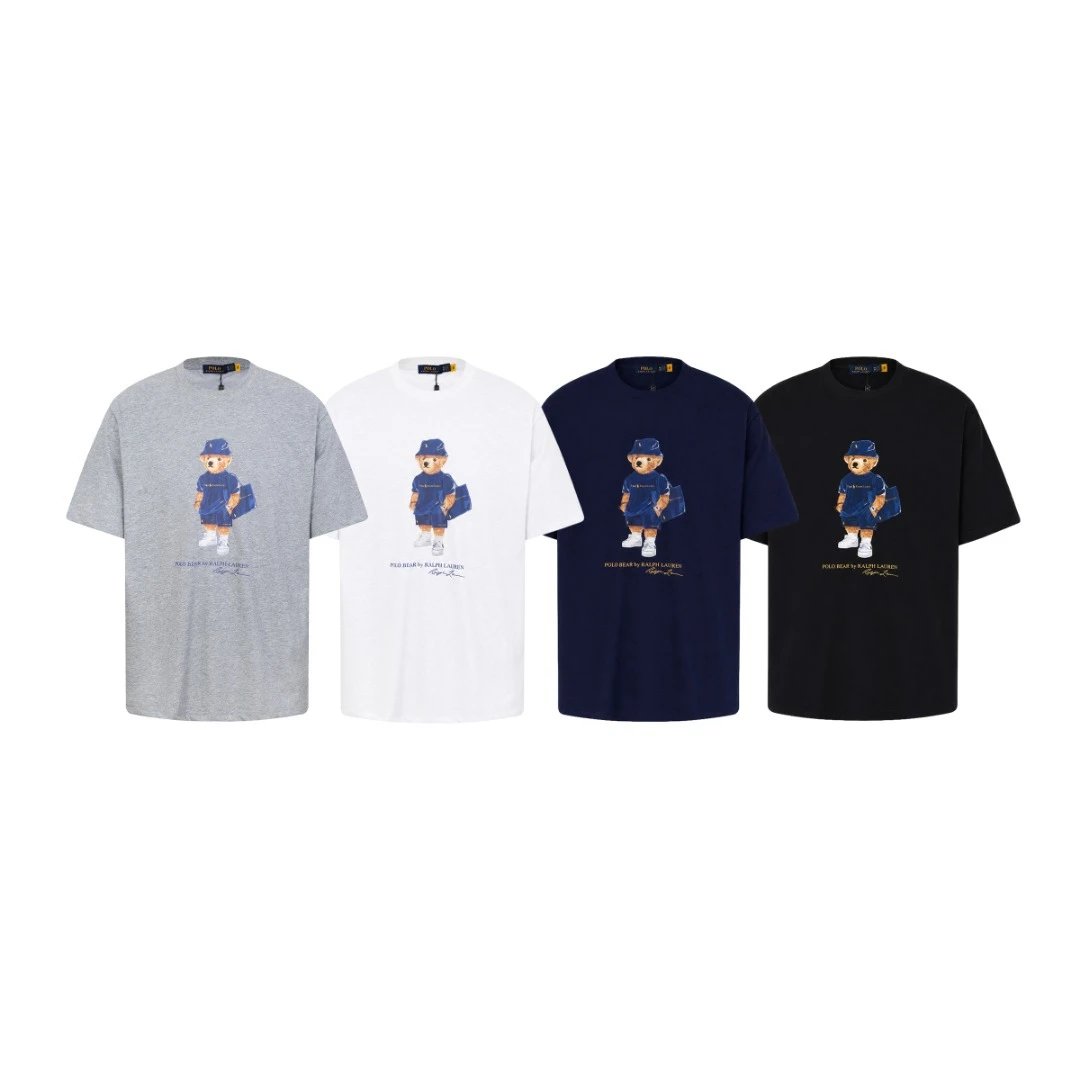Denim Bear Teddy Short Sleeve T-Shirt photo 6