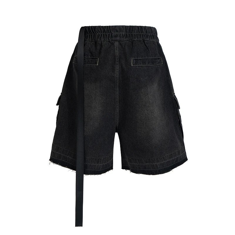 Vintage Washed Denim Shorts photo 8