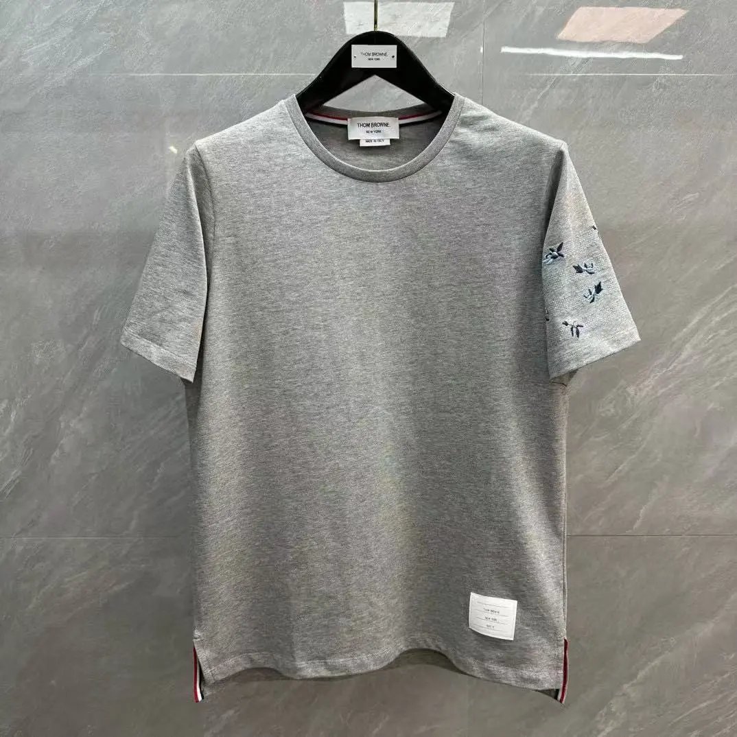 Rose Embroidered Stripes T-Shirt photo 3
