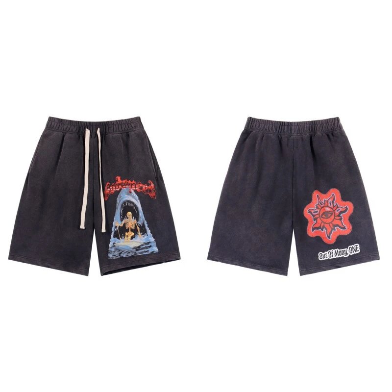 Vintage Skull Print Shorts photo 2