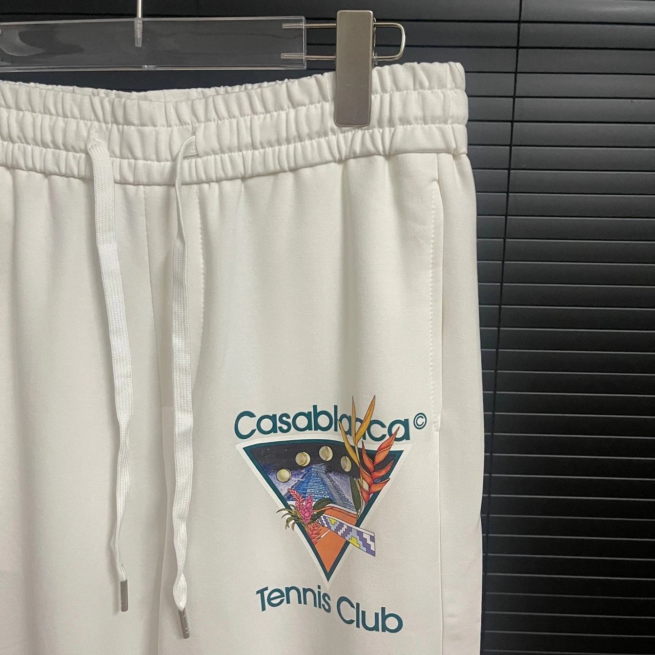 Casual Jogger Pants with Tennis Club Print photo 3
