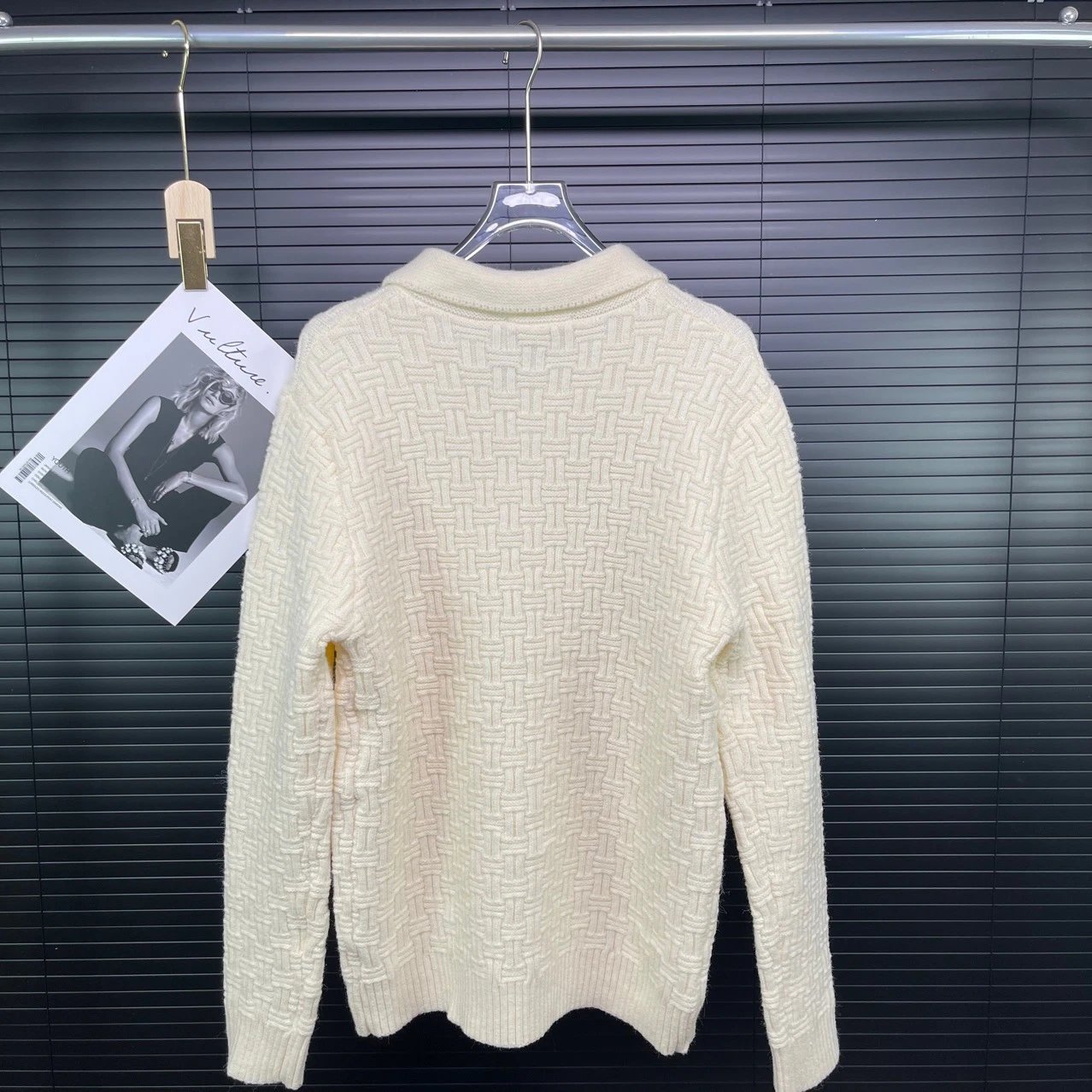 Polo Collar Knit Sweater photo 4
