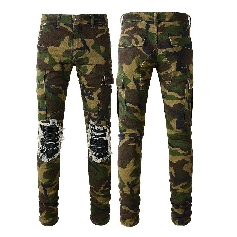 Distressed Slim Fit Denim Jeans photo 6