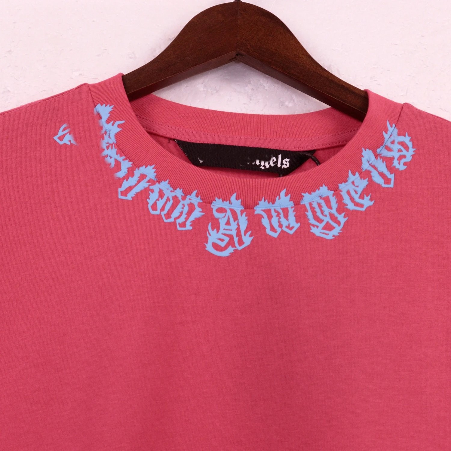 Letter Collar Print T-Shirt photo 6