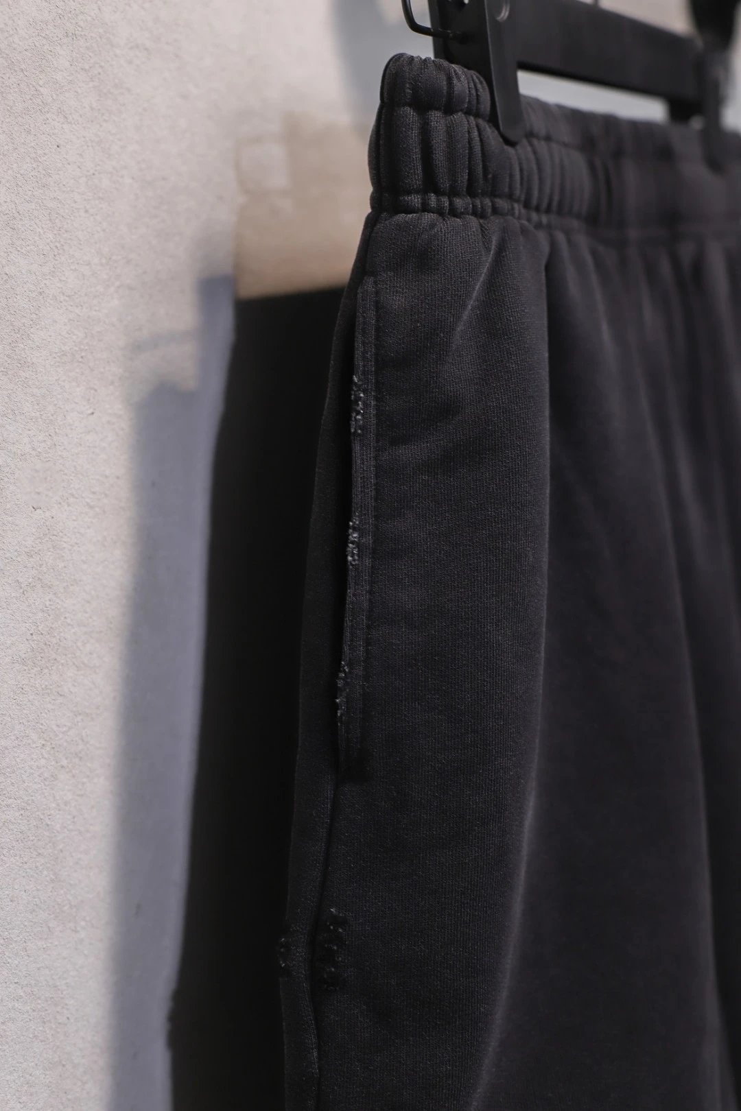 Balenciaga x BALENCIAGA Flame Logo Black Sweat Skirt - 6
