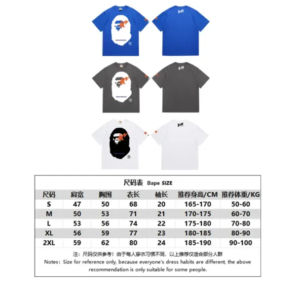 A Bathing Ape Gotham City Ape Head Graphic T-Shirt - 3