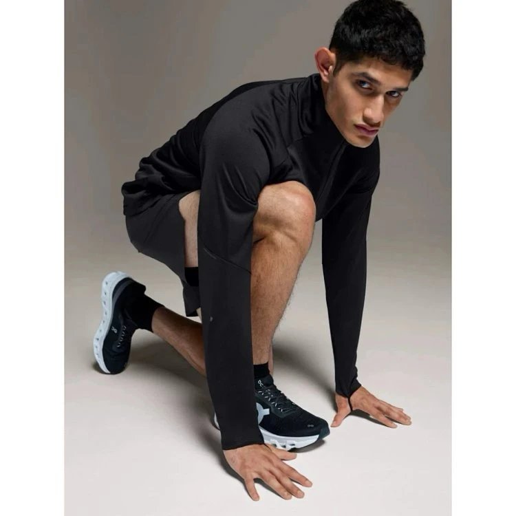 3M Reflective Half Zip Long Sleeve T-Shirt photo 8