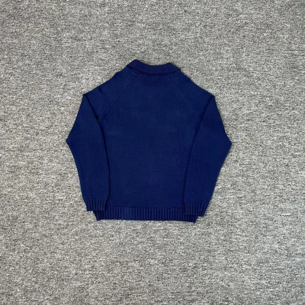 Arte Knit Polo Cream Sweater - 10