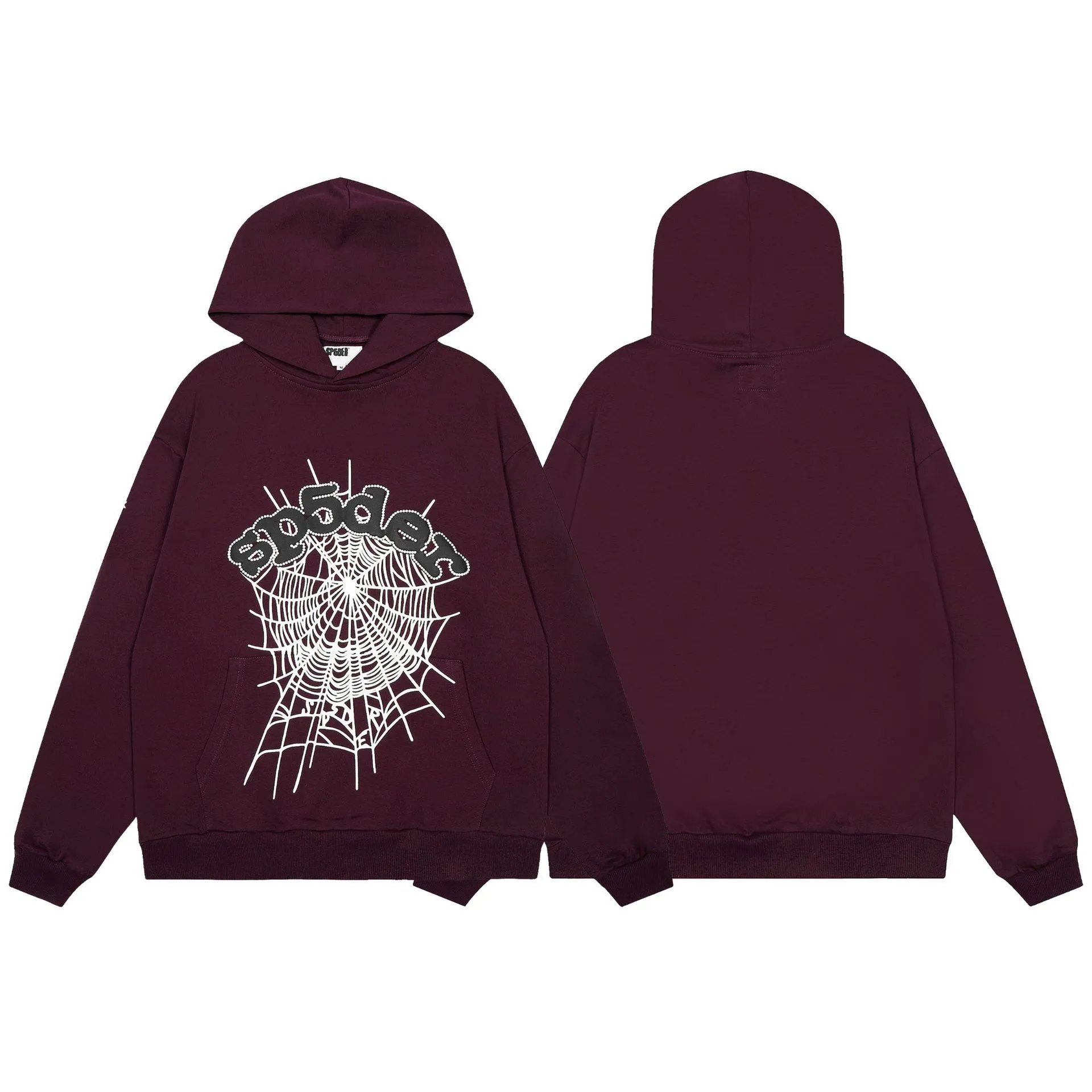 Spider Web Print Hoodie photo 6