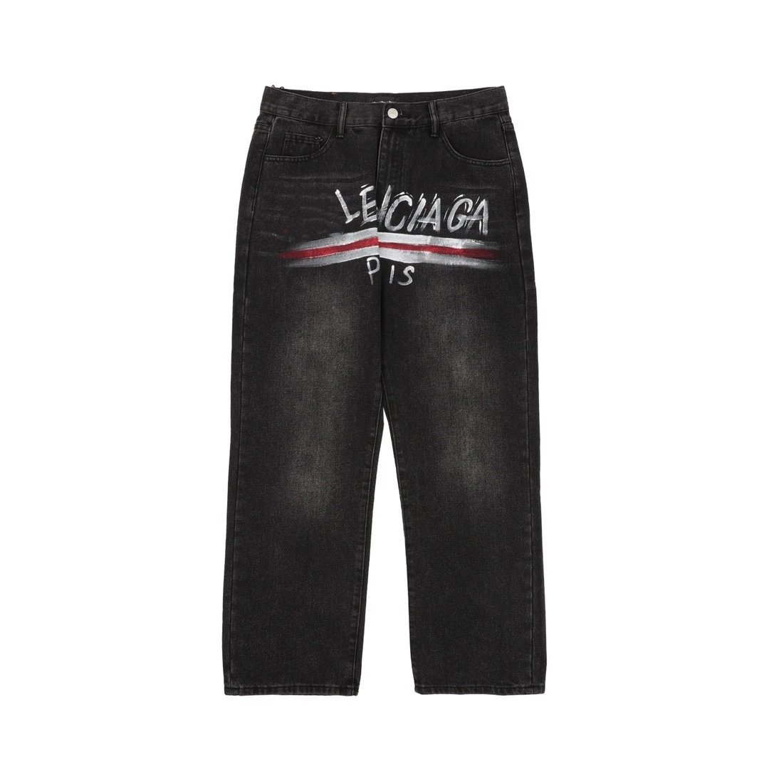Balenciaga Coke Hand-Drawn Print Jeans photo 5
