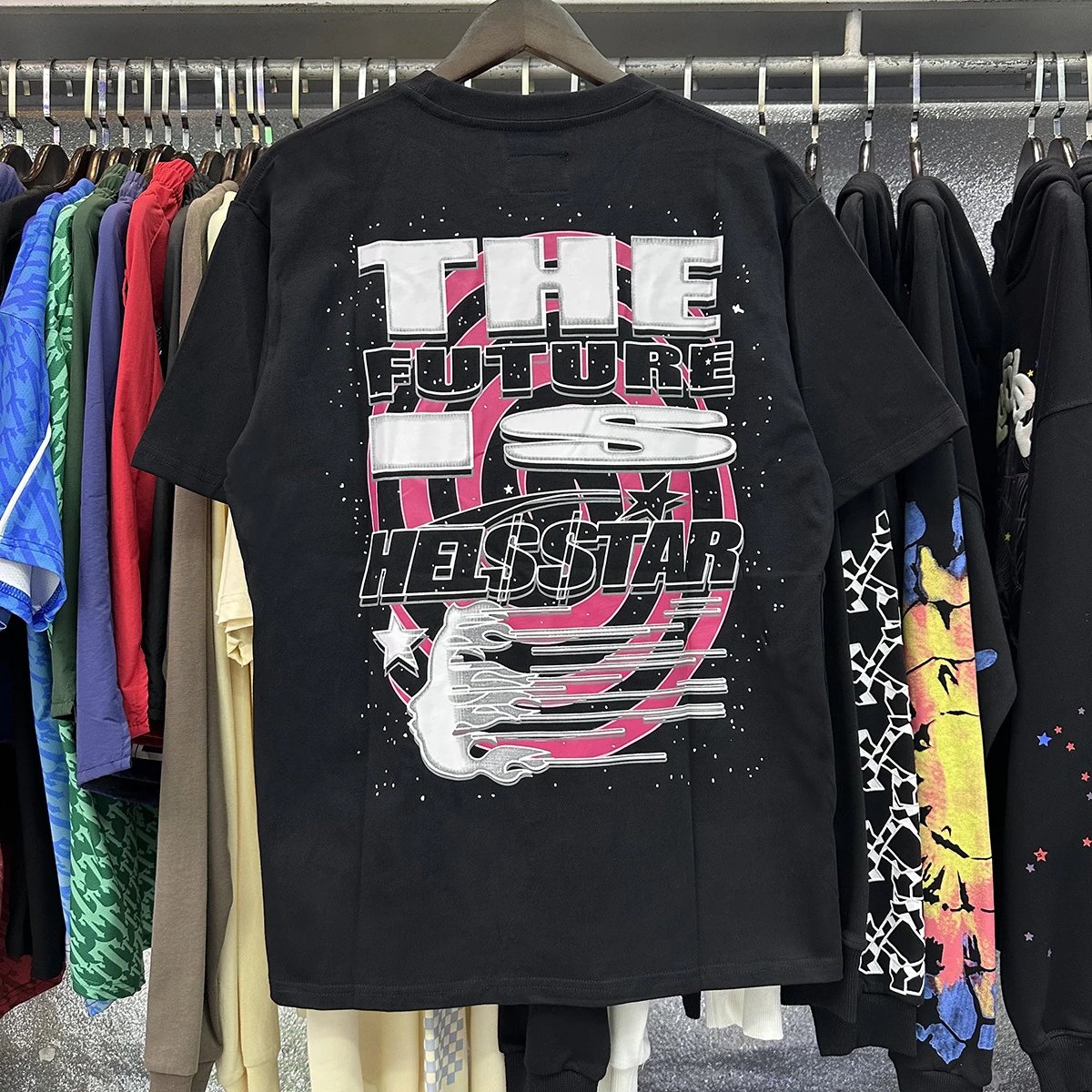 Alien Boy Print Oversized T-Shirt photo 8