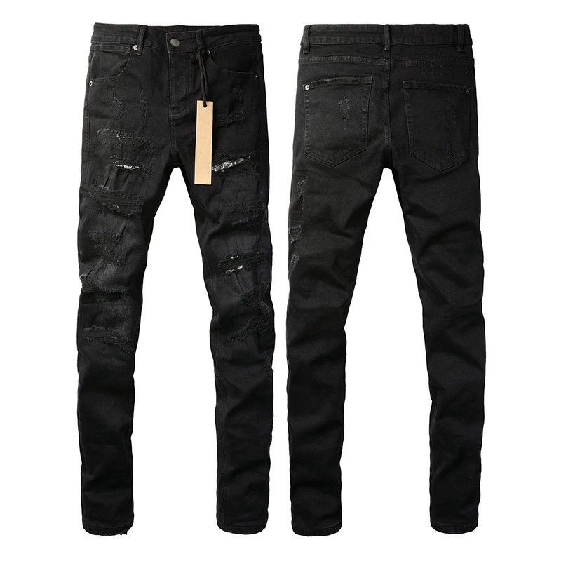 Denim Jeans Assorted Washes Distressed Graphic Slim Fit