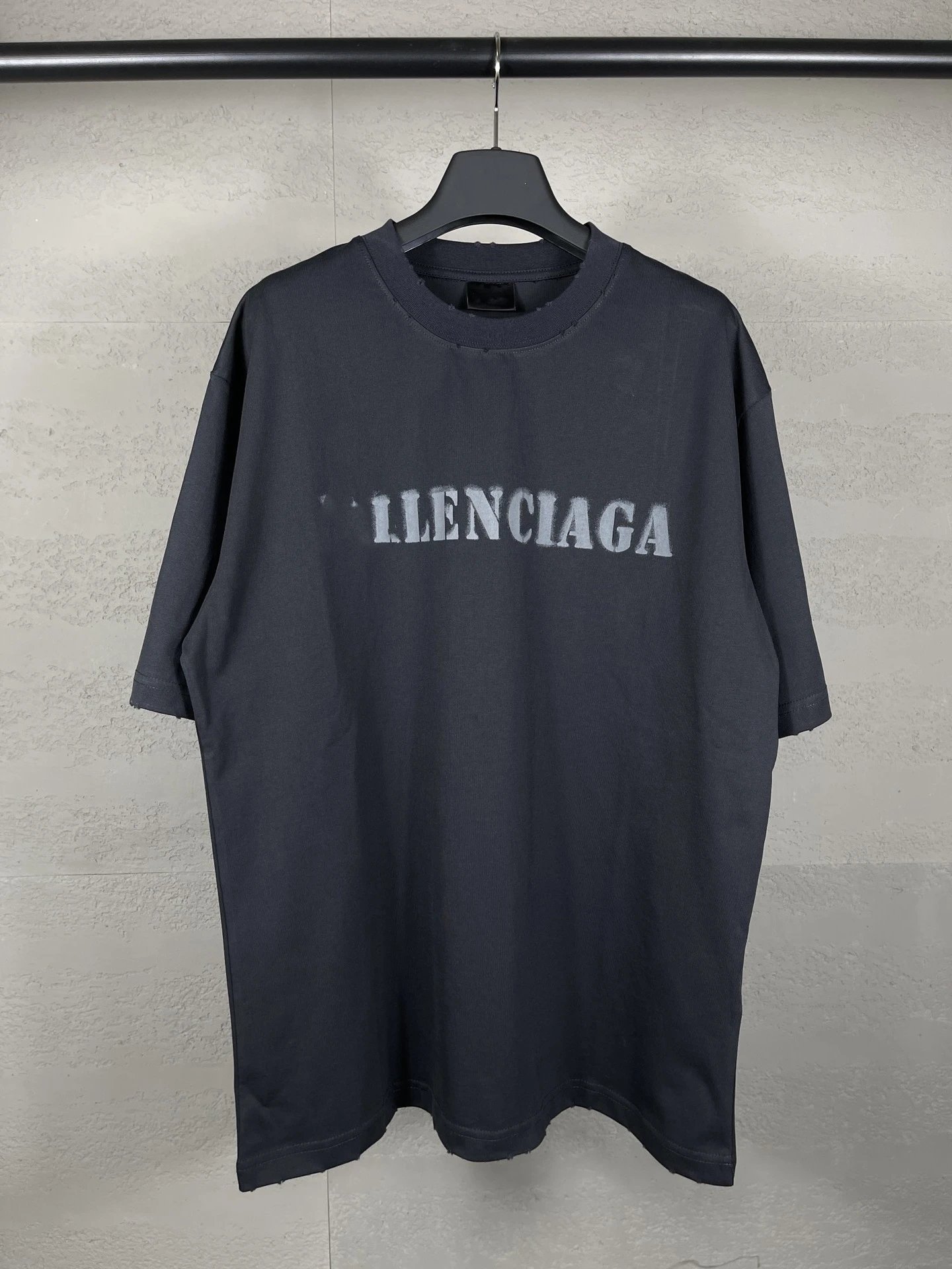 Balenciaga logo print oversized t-shirt photo 7