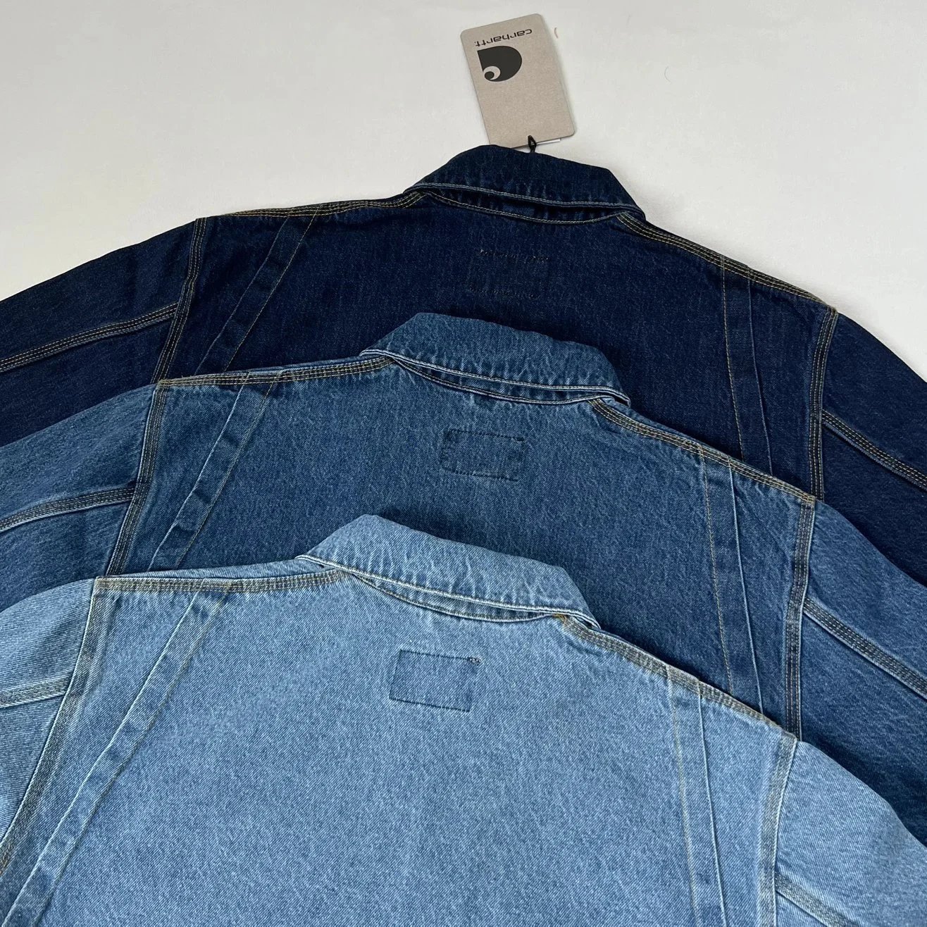Carhartt WIP Detroit Jacket Light Wash Denim Jacket - 37