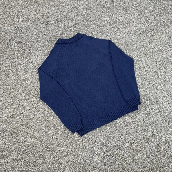 Arte Knit Polo Cream Sweater - 12