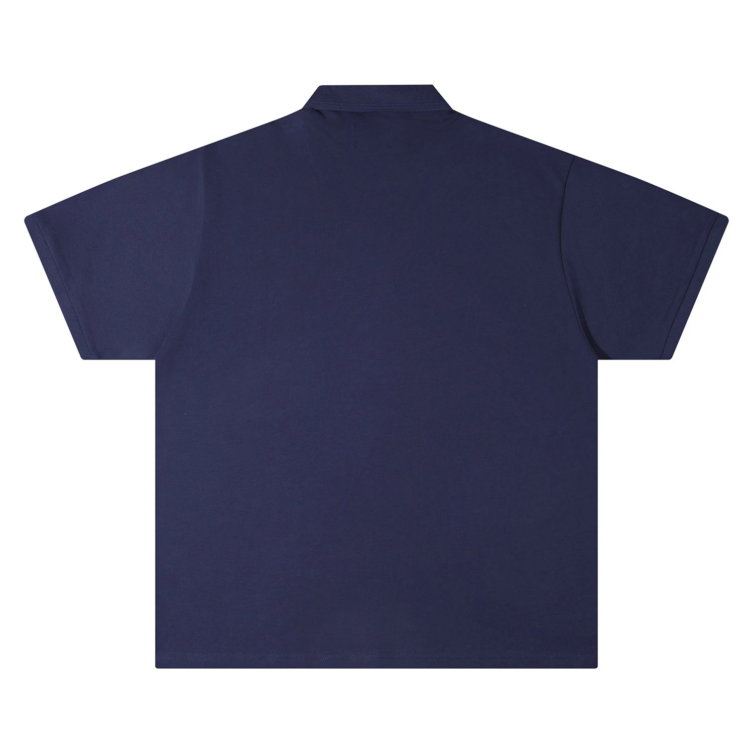 Letter Slogan Collar Short Sleeve Polo Shirt photo 6