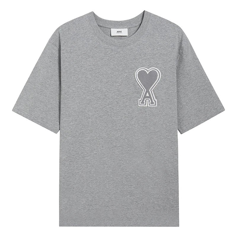 Embroidered Peach Heart T-Shirt photo 6