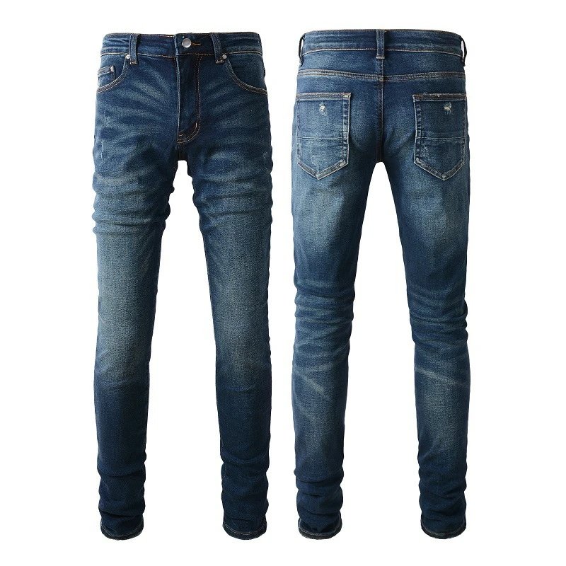 Distressed Slim Fit Denim Jeans photo 5