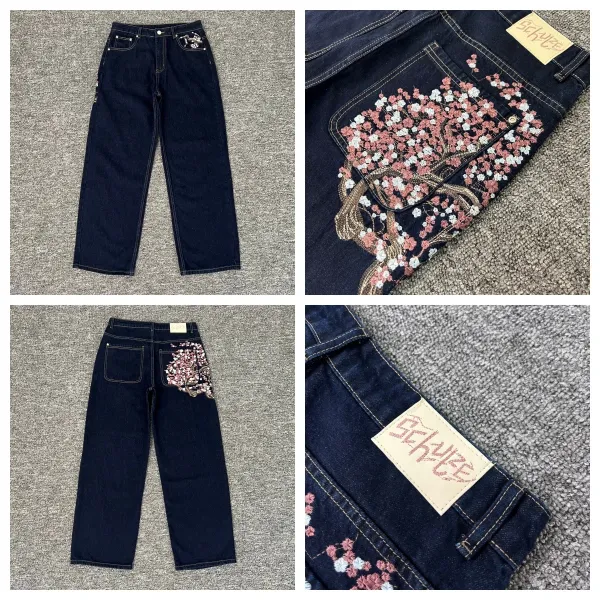 Schwarz Gallery Patchwork Distressed Jeans - 11