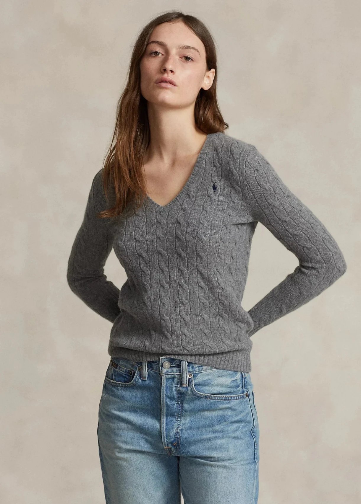 Ralph Lauren Women's V-Neck Knit Sweater photo 7