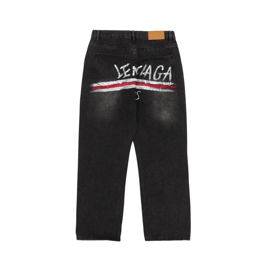 Balenciaga Coke Hand-Drawn Print Jeans photo 7