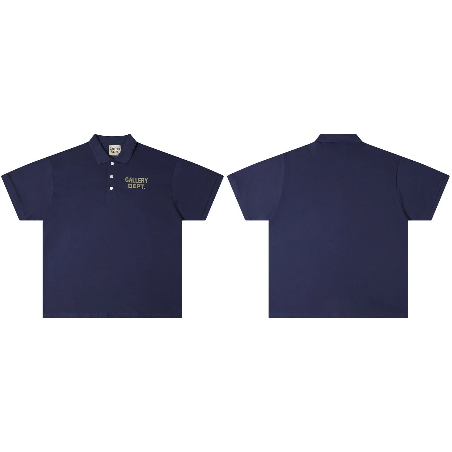 Letter Slogan Collar Short Sleeve Polo Shirt photo 3