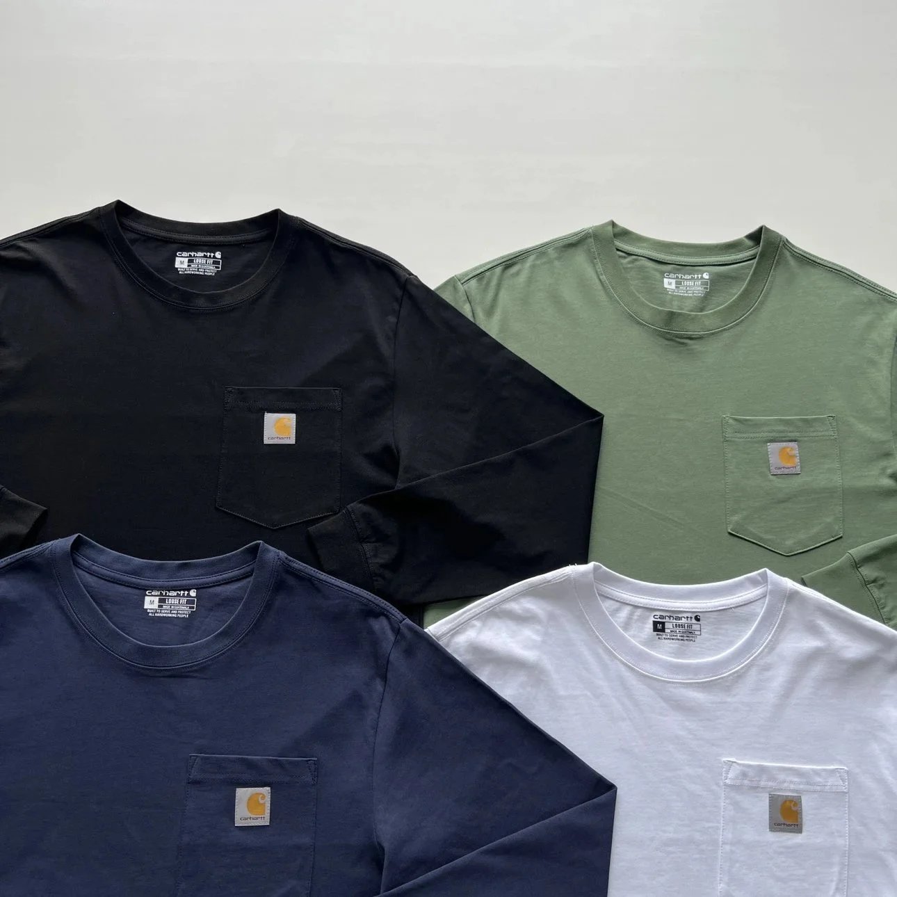 Carhartt WIP Pocket Sweatshirt Navy Blue Hoodie - 16