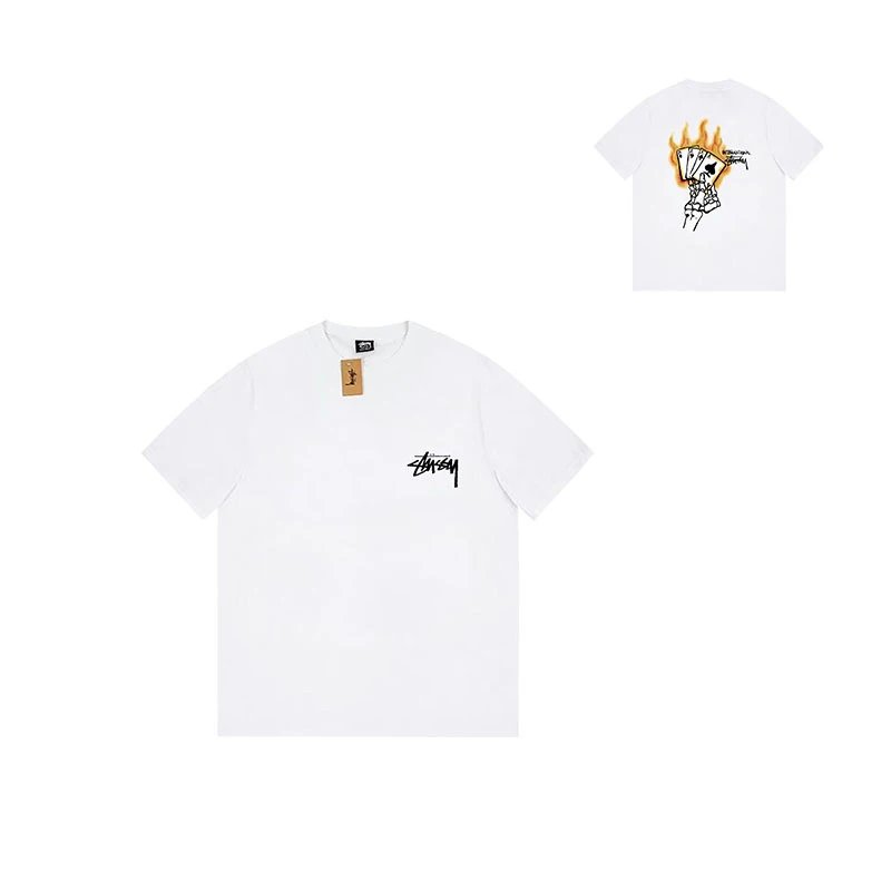 Dice Print Couple T-Shirt Cotton photo 8